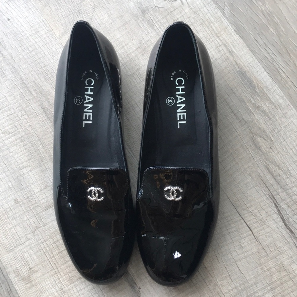 Black Chanel Loafers